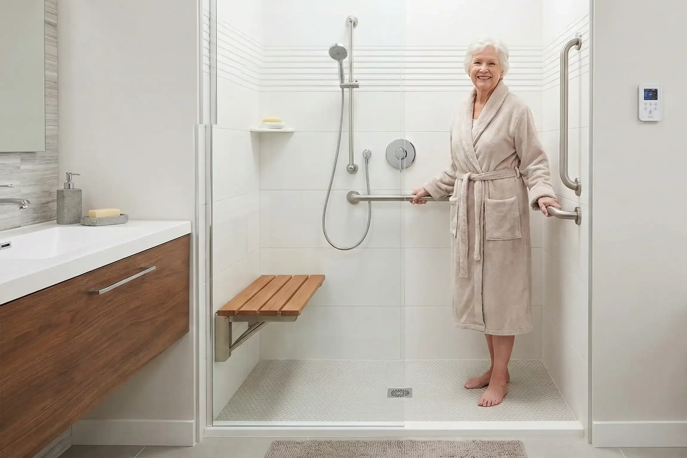 Image installateur douche senior 5 douche senior expert